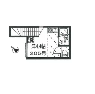 レジデンス高田馬場【2階】の間取り