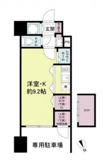 ブランシエスタ河原町【1階】の間取り