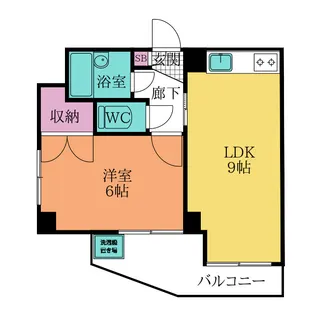 パークサイド波良【2階】の間取り