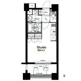 東京都港区三田1【マンション】の間取り