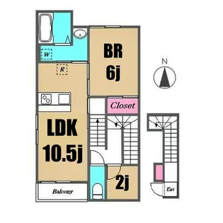 Kosugi un【2階】の間取り