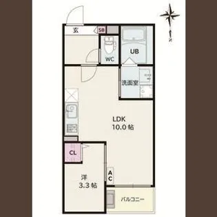 Jack kirihataII【3階】の間取り