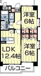 マーベラス近見【2階】の間取り
