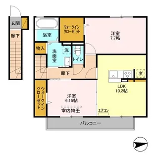千葉県市原市藤井2【アパート】の間取り