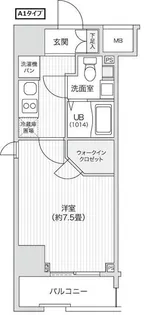レジディア笹塚II【13階】の間取り