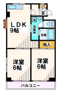 東京都府中市栄町3【マンション】の間取り