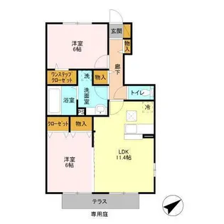 アミティエ【1階】の間取り