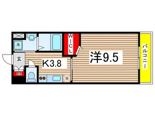 広島県広島市安佐南区上安2【マンション】の間取り