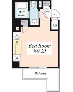 駒場パークサイドヒルズ【3階】の間取り