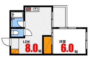荒谷ビル【5階】の間取り