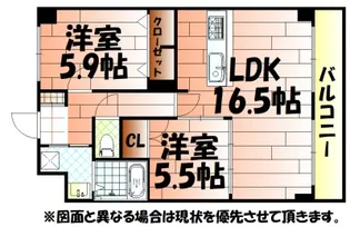 THE SQUARE Suite Residence (ザ・ スクエア【12階】の間取り