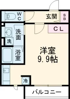 PARK駒沢大学【4階】の間取り