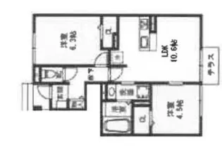 プレジャー【1階】の間取り