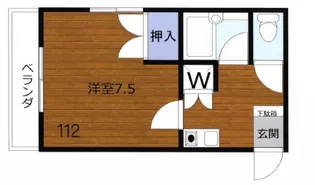 ゼルコーバ【1階】の間取り