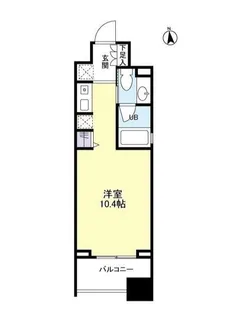 パークフラッツ中目黒【2階】の間取り