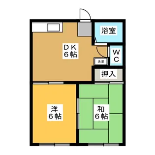 タウニィサンフラワ【2階】の間取り
