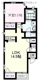 パルハウス【2階】の間取り