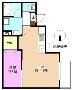 C・R AGATA【1階】の間取り