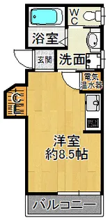 レット・イット・ビー杭瀬【2階】の間取り