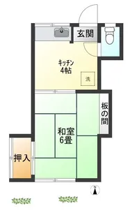 桜井アパート【1階】の間取り