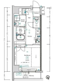 ARKMARK等々力【7階】の間取り