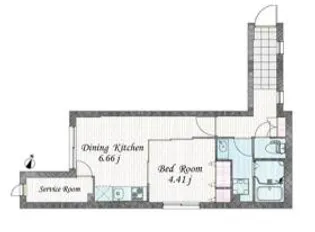ブランシェ練馬II【2階】の間取り