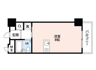 ルポ六本松【11階】の間取り
