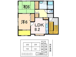 kleber【2階】の間取り