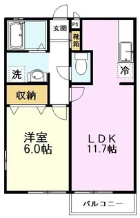 めぞんつねみ【2階】の間取り