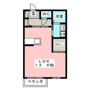 グレイス港町【2階】の間取り