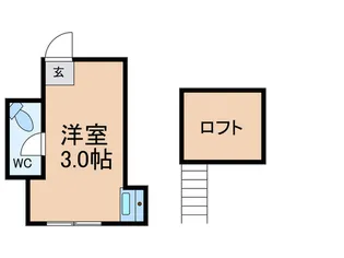 AQUAレジデンス中井【3階】の間取り