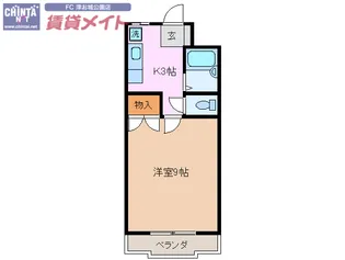 エスポワールマンション【2階】の間取り