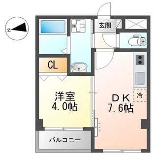 ジュネス【3階】の間取り