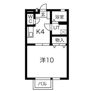 エミネンスA棟【2階】の間取り
