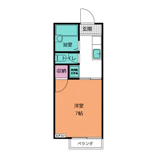 ドミールいとう【2階】の間取り