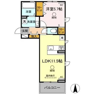 Fy-style Kikuchi【3階】の間取り