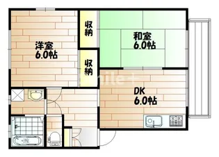 エステート野田S【2階】の間取り