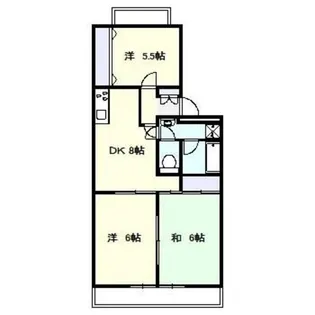 パルセルもえぎ野【2階】の間取り