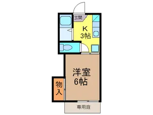 タートルハイツ【1階】の間取り