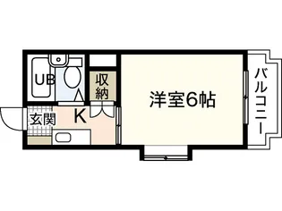 サンハイム【1階】の間取り