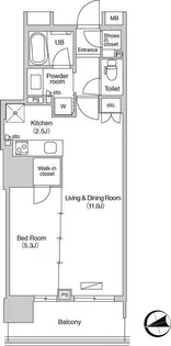 エミリブ石神井公園【11階】の間取り