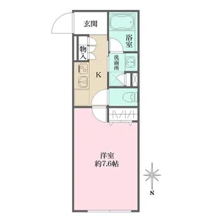 アトリオフラッツ自由が丘east【1階】の間取り