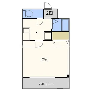 アプローズ堂島【3階】の間取り