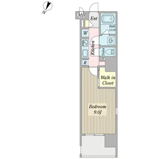 ボナール プランドール【2階】の間取り