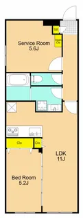 GRAN PASEO大井町【2階】の間取り