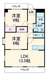 WAVE21【3階】の間取り