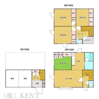 メゾンロゼパーク【2階】の間取り