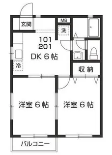 T・Kハウス A棟【1階】の間取り