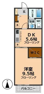 K‘s浜田山(ケーズハマダヤマ)【2階】の間取り