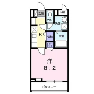 ブレーメンハウス【2階】の間取り